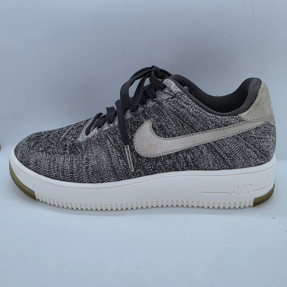Nike Air Force 1 Ultra Flyknit Low Grey 820256-008 Womens 7.5 - Picture 9 of 10